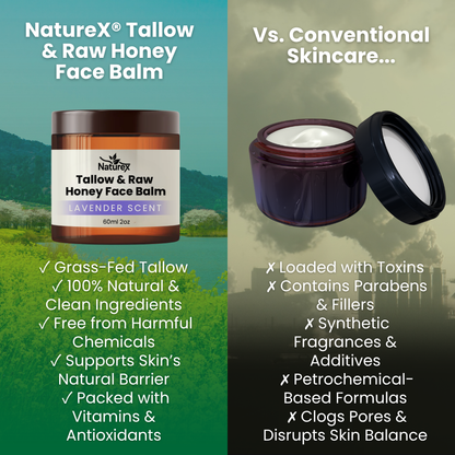 Naturex® Tallow & Raw Honey Face Balm