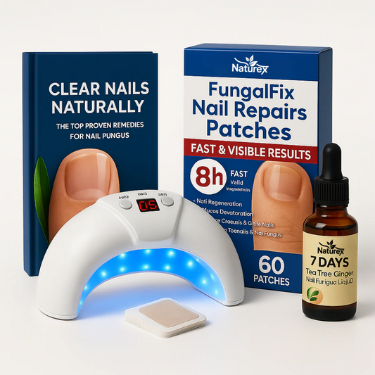 Complete Nail Fungus Repair Kit – Patches, Serum & LED Therapy for Clear, Healthy Nails